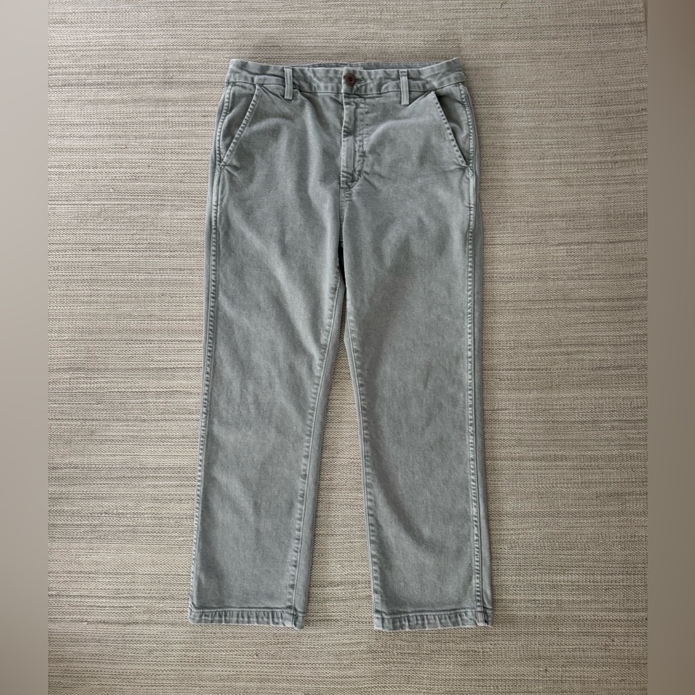 Amo Easy Trouser light green grey relaxed fit mid rise ankle pants women’s‎ 28